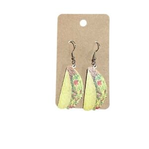 NEW novelty fashion EARRINGS dangle taco food